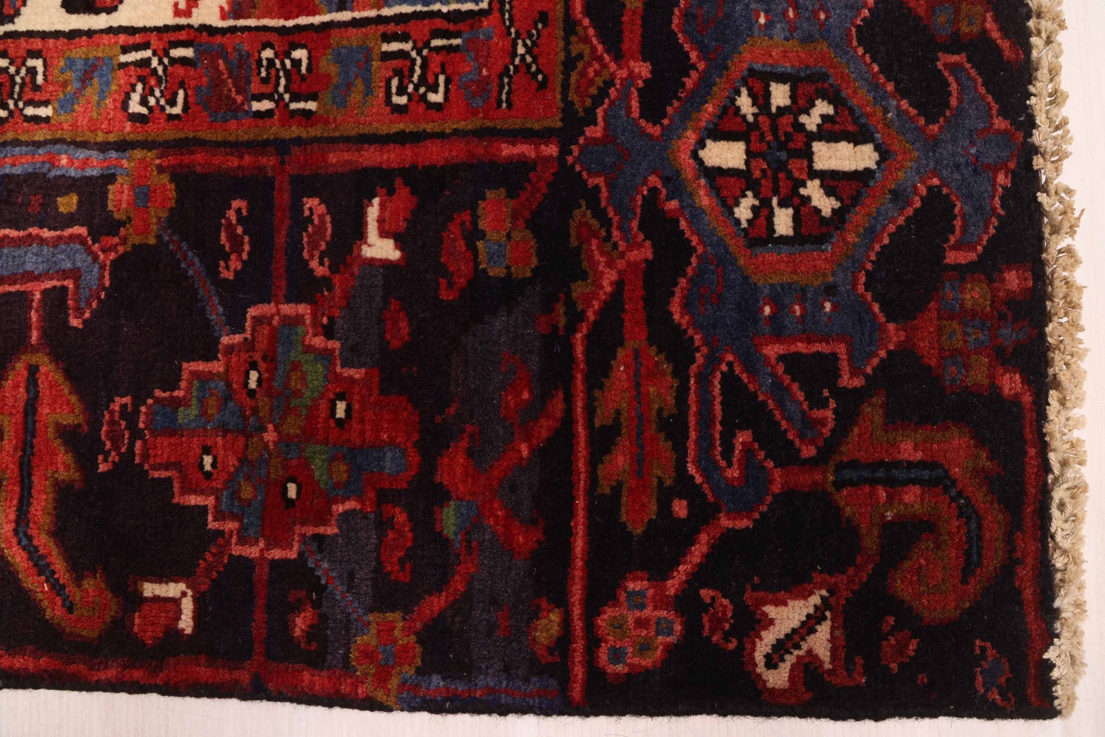Vintage Traditional Hand-Knotted Area Rug 9’6″ x 13’3″ Oriental Wool Carpet