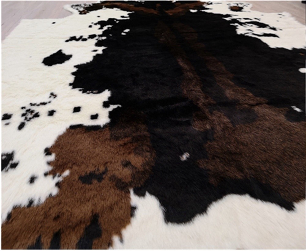 4.9′ x 6.6′ Super Large Living Room Rug Cute Non-slip Home Carpet TRICOLOR