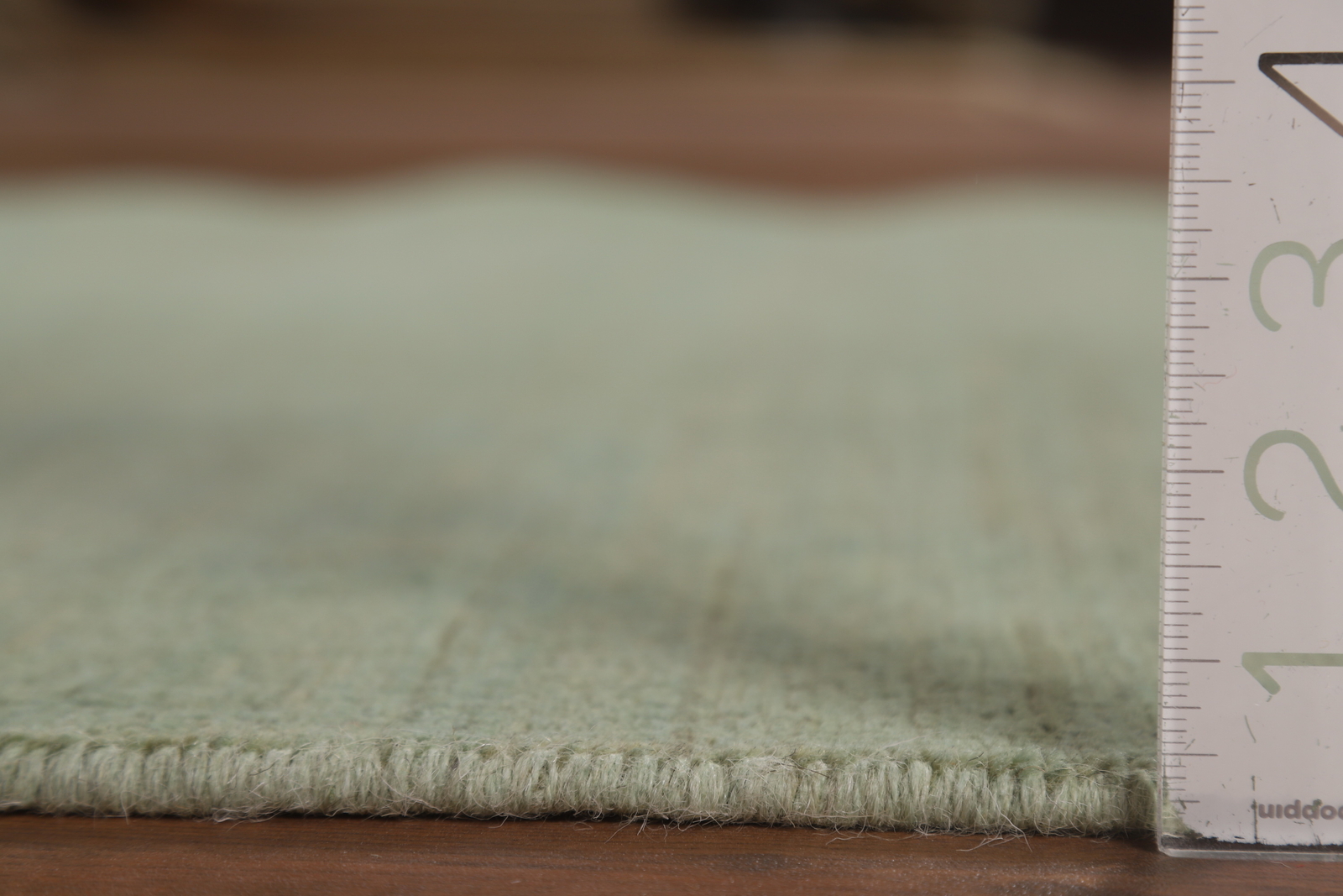 Handmade Gabbeh Solid Design Wool Modern Rug – Green” 4×6 ft