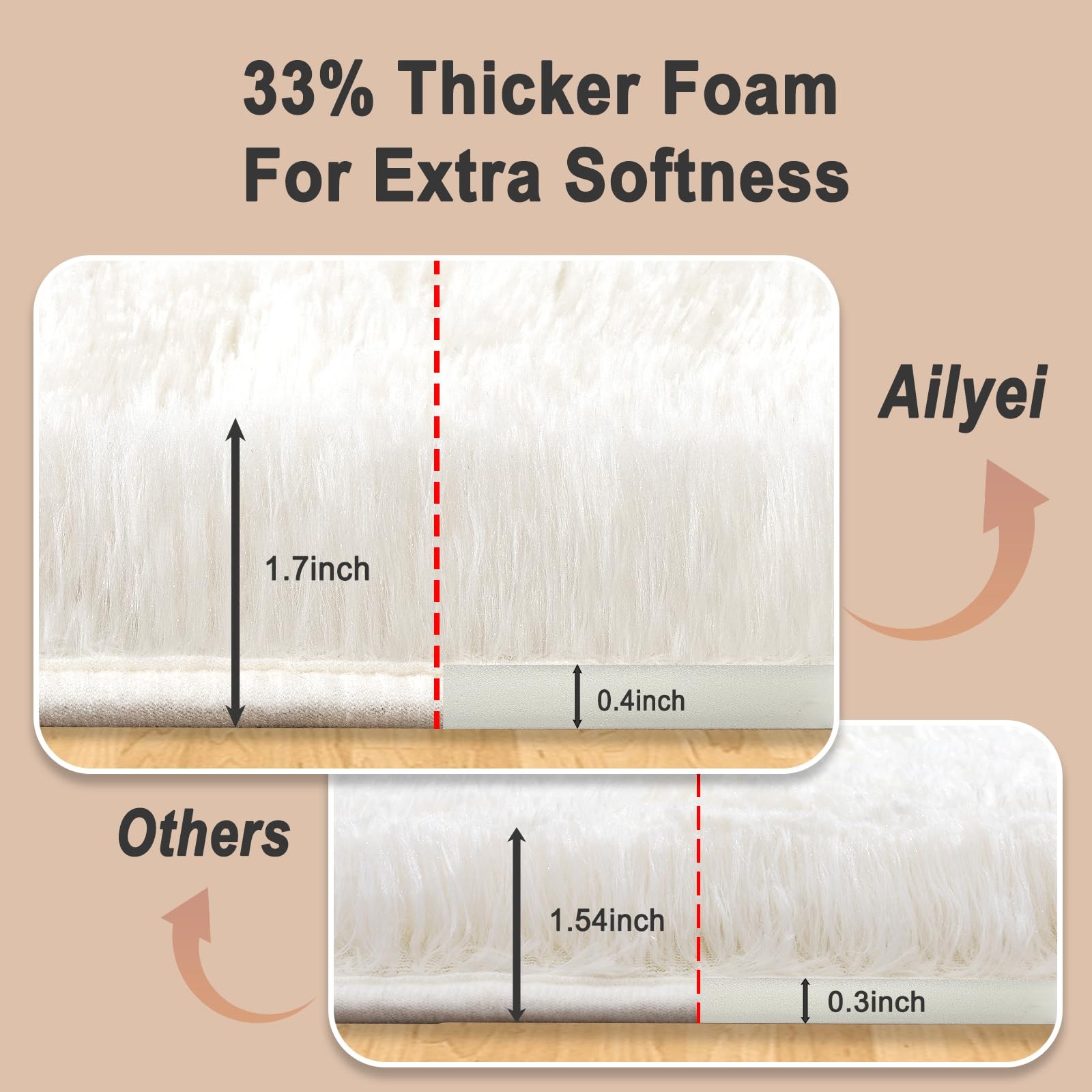 Ailyei Ultra Soft Runner Rugs for Bedroom Hallways with Upgraded NonSlip Rubb…