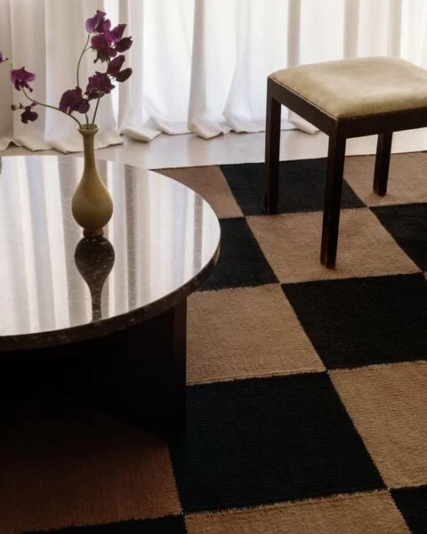 Rug New flat weave Rug Tobacco Colour Handmade rugs for living room, bed room