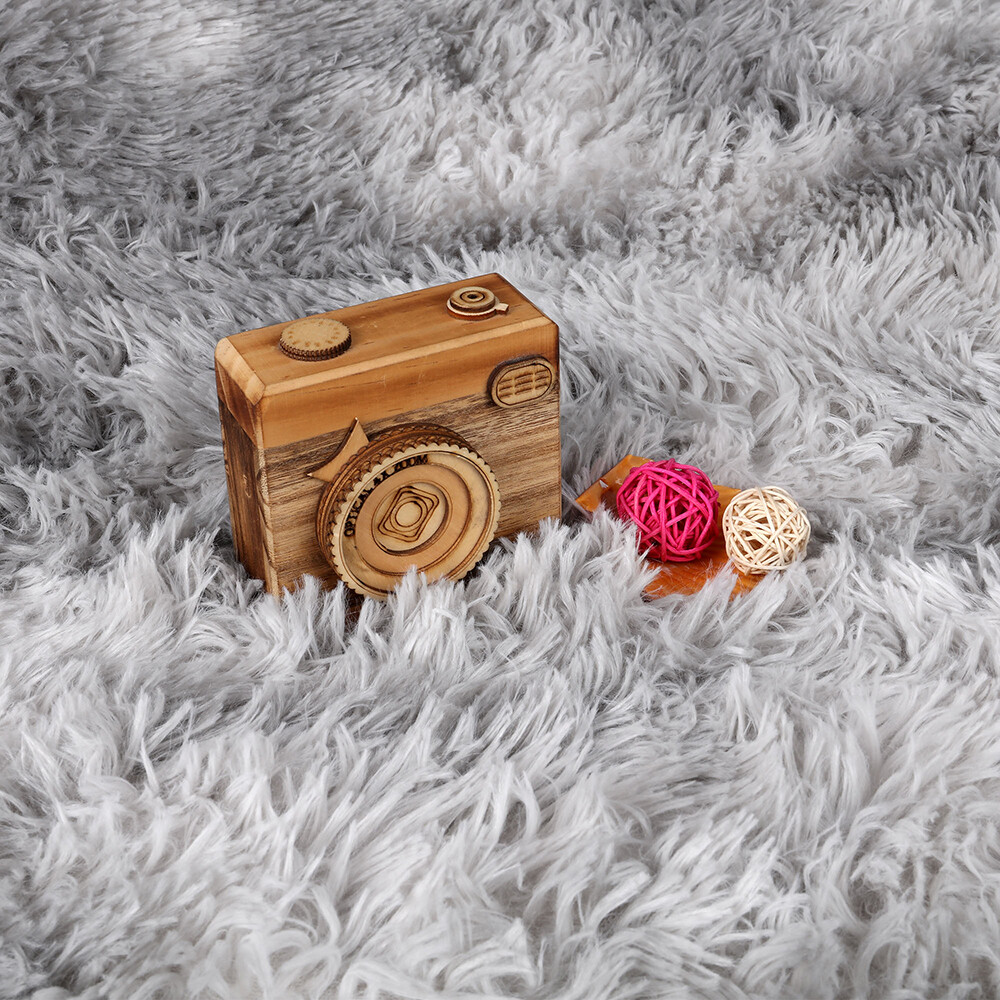 Super Soft Shaggy Rugs Fluffy Carpets For Non-Slip Shag Bedside Rug in 8 Colors