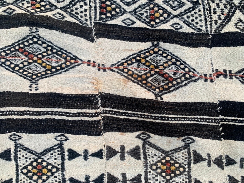 Fulani Blanket,African Blanket,Antique Hand Made Fulani,Wedding Blanket 5×8 ft