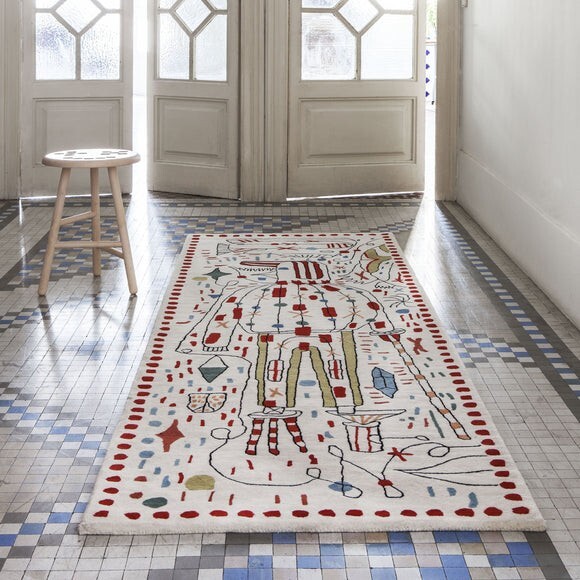 MODERN DESIGN HAND-TUFTED RUG 100% WOOL , PREMIUM QUALITY RUGS
