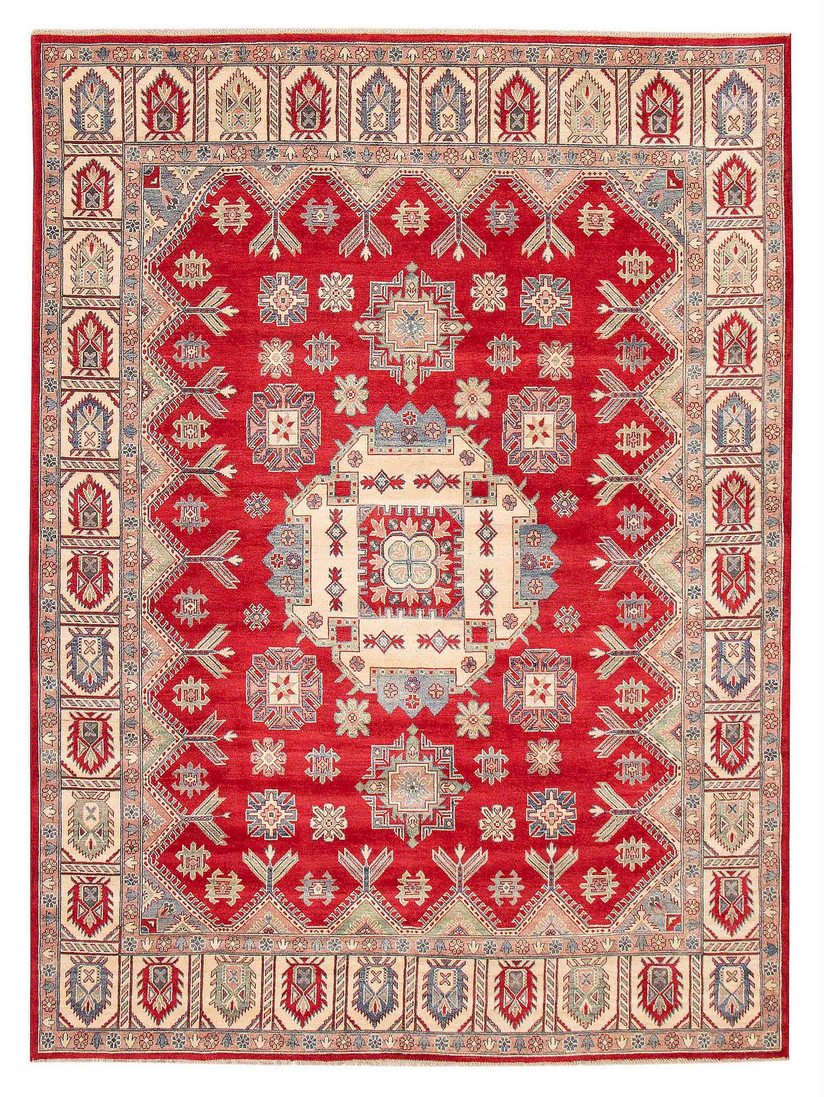 Hand Knotted Area Rug 8’6″ x 11’5″ Traditional Oriental Wool Carpet