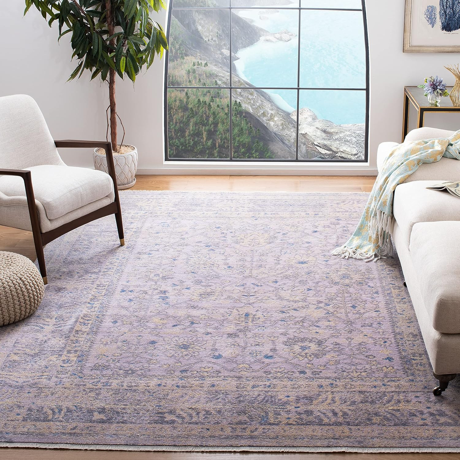 Hellenic 8×10 Area Rug – Ivory & Taupe, Traditional Design for Any Room