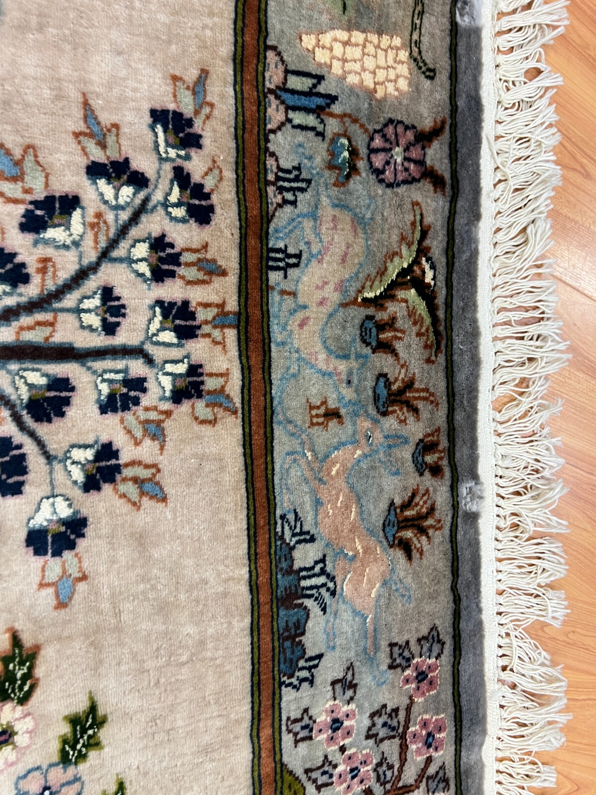 3’8″ x 5’1″ New Turkish Omar Khayyam Oriental Rug – Pictorial – Hanging Rug