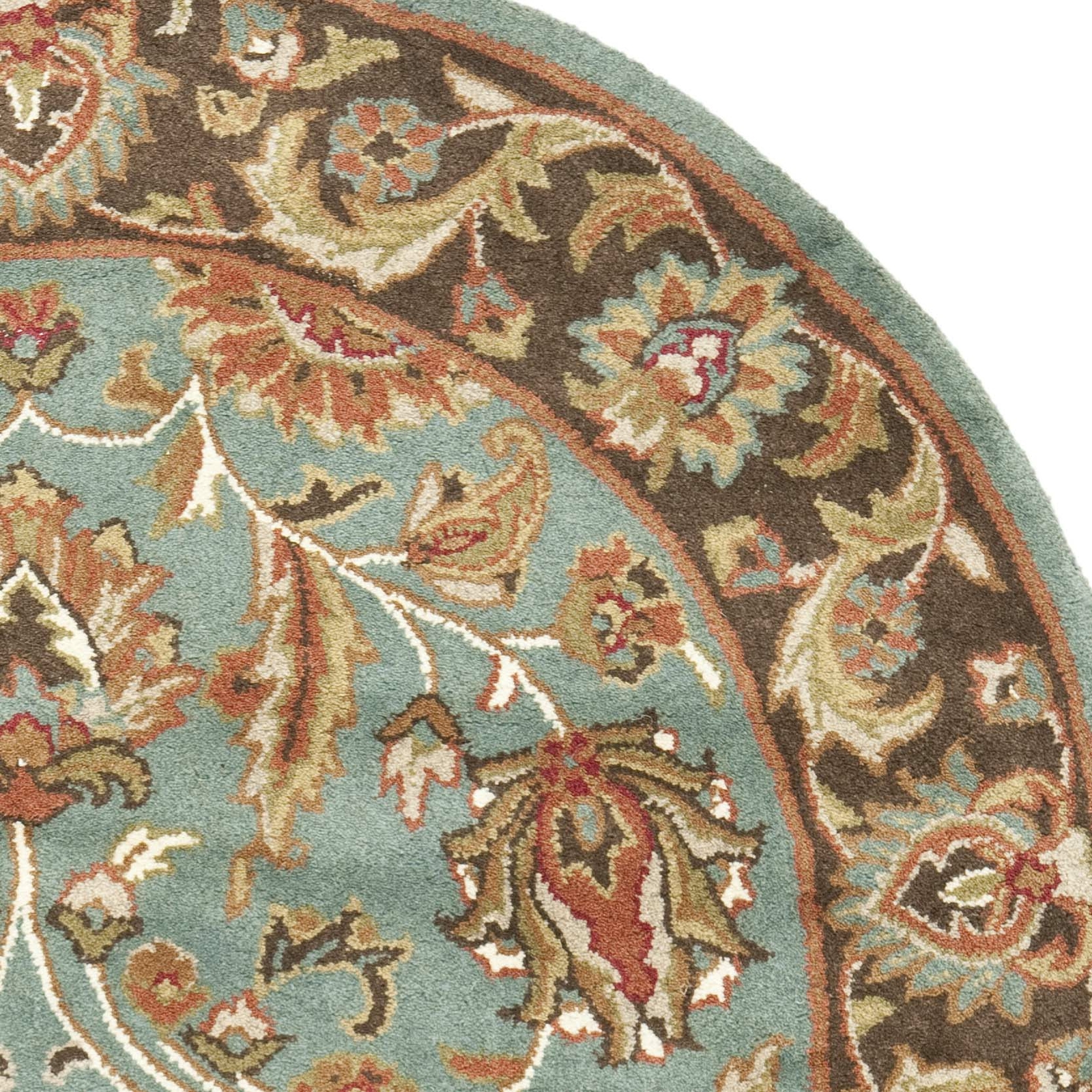 Safavieh Heritage BLUE / BROWN 7′-6″ X 9′-6″ Oval Area Rug – HG812B-8OV