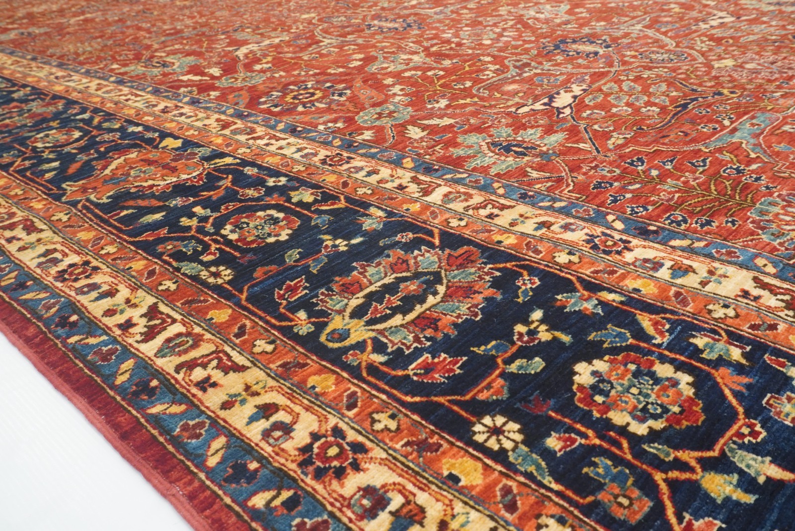 10×14 ft Red Bidjar Afghan Hand Knotted Wool Oriental Rug