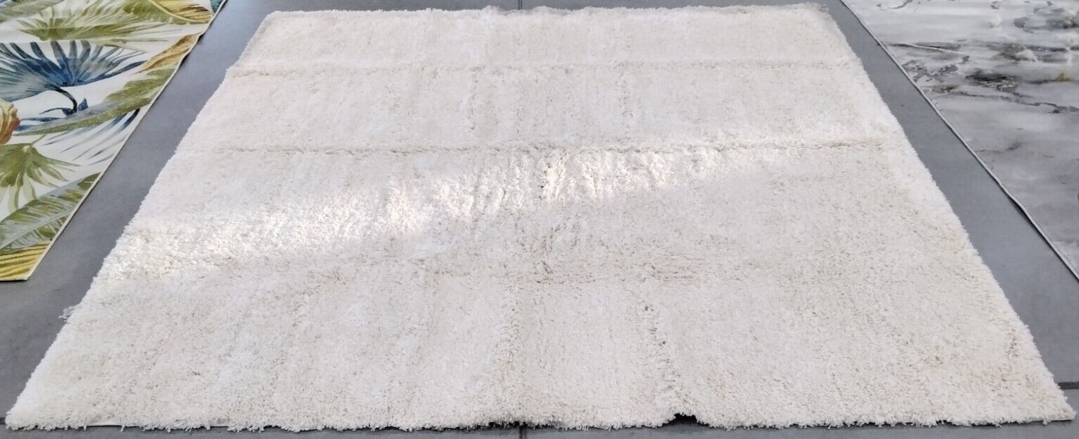 IVORY 8′-6″ X 8′-6″ Square Stained Rug, Reduced Price 1172721451 SG151-1212-9SQ