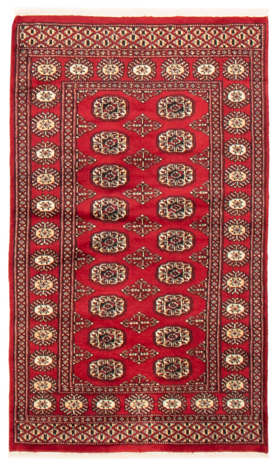 Traditional Hand Knotted Oriental Area Rug 3’0″ x 5’1″ Wool Carpet