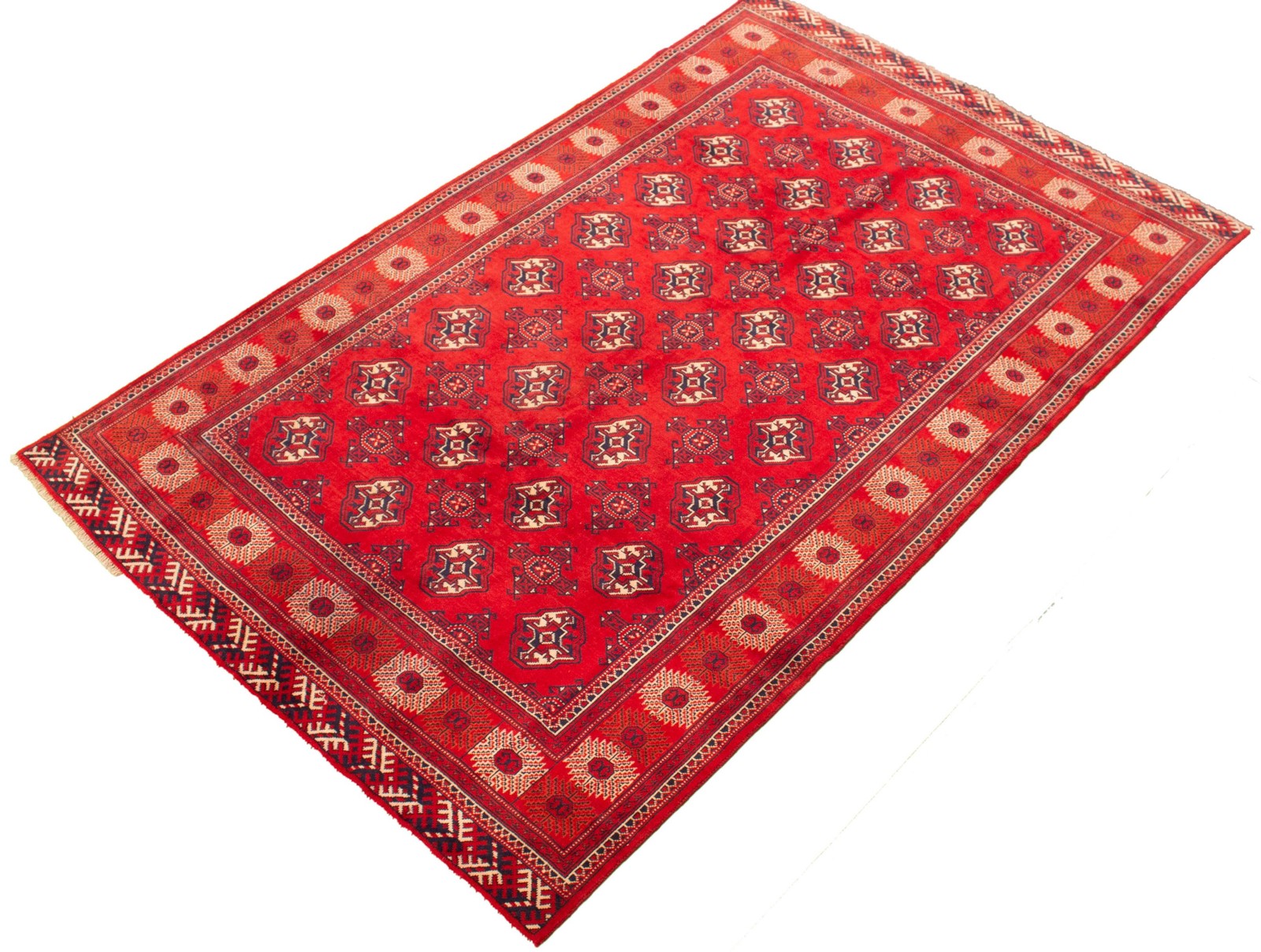 Traditional Hand-knotted Wool Oriental Carpet 6’4″ x 6’11” Area Rug