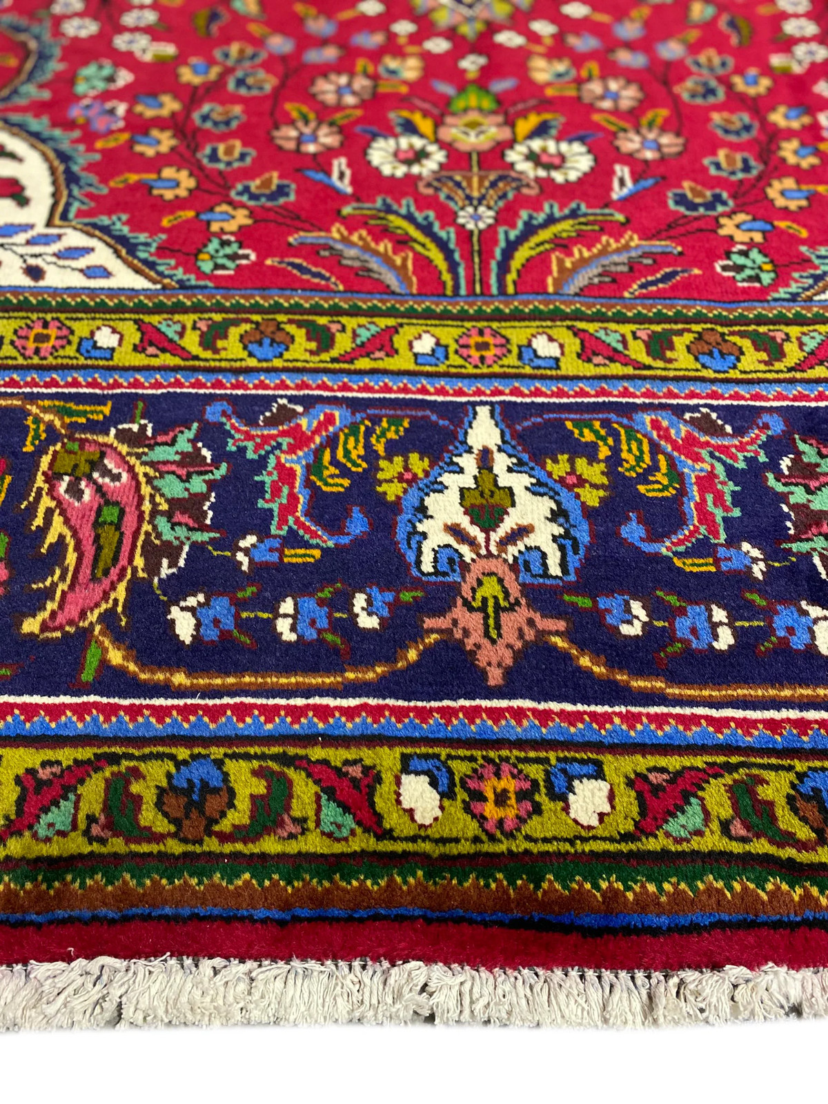 9.9 x 13 Pre-Owned Perrsian Wool Tabriiz Rug #F-6989