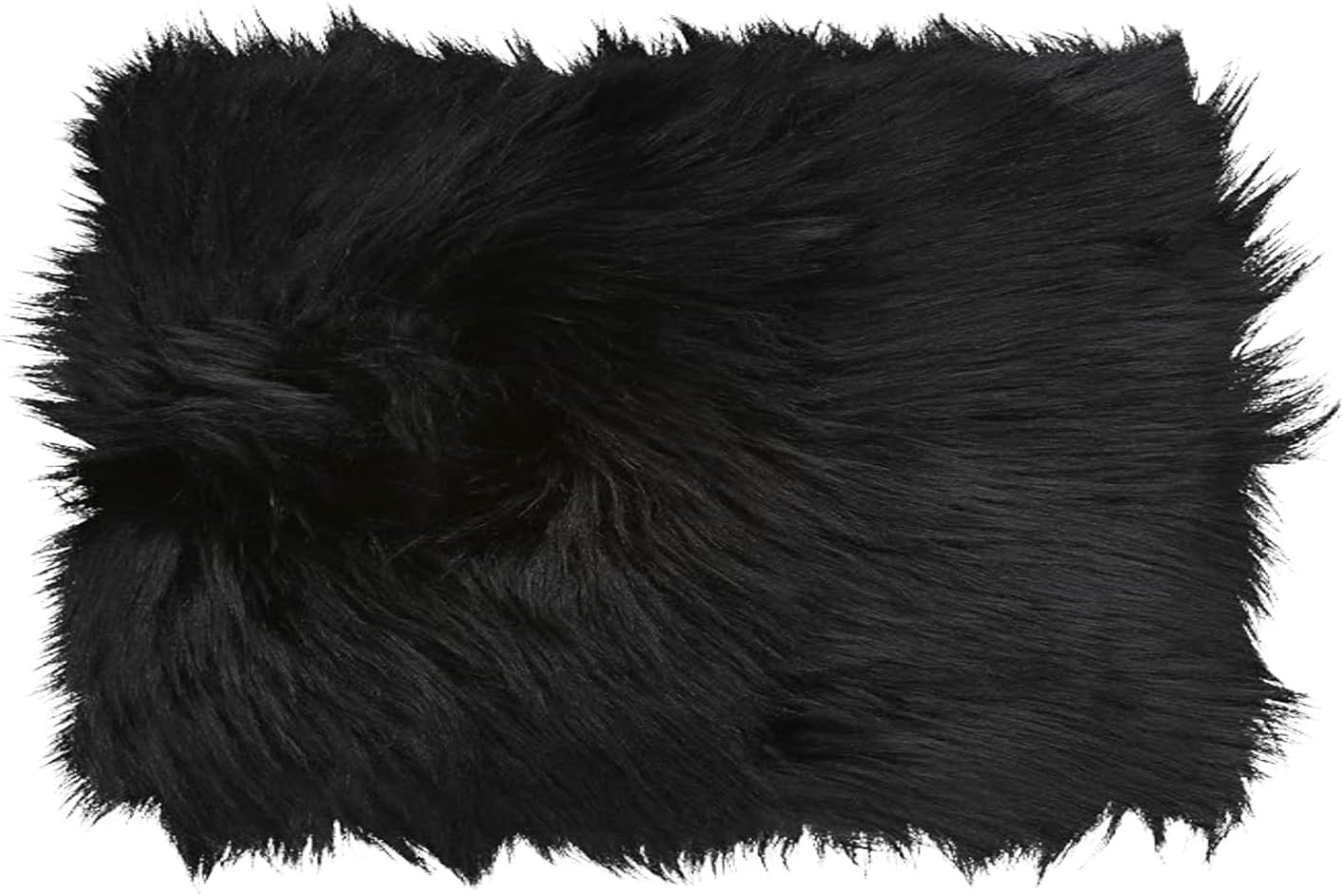 14X10 Inches 1Pcs Rectangle Faux Fur Plush Cushion, Area Rugs Fluffy Carpet Mini