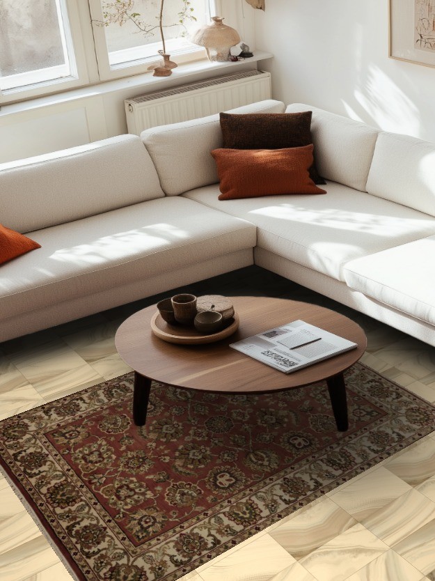 Floral Agra Oriental Red Rug 4×6 Add Sophistication to Any Room Handmade Carpet
