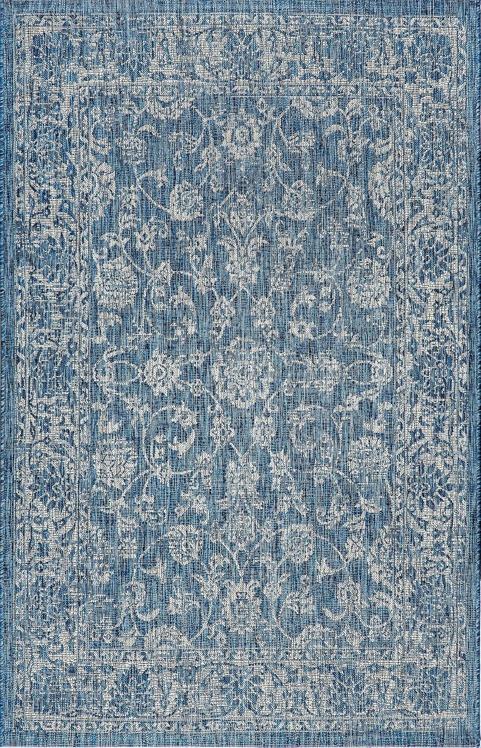Bohemian Textured 3X5 Indoor/Outdoor Rug – Perfect for High Traffic Areas