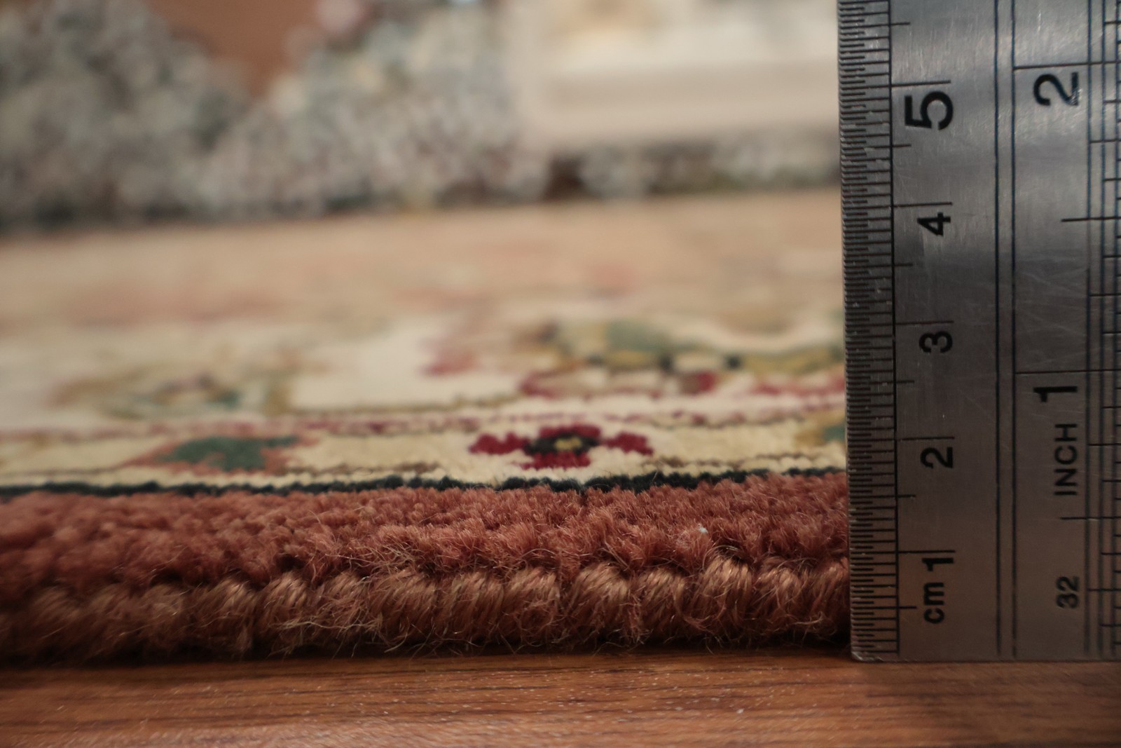 Floral Agra Oriental Red Rug 4×6 Add Sophistication to Any Room Handmade Carpet
