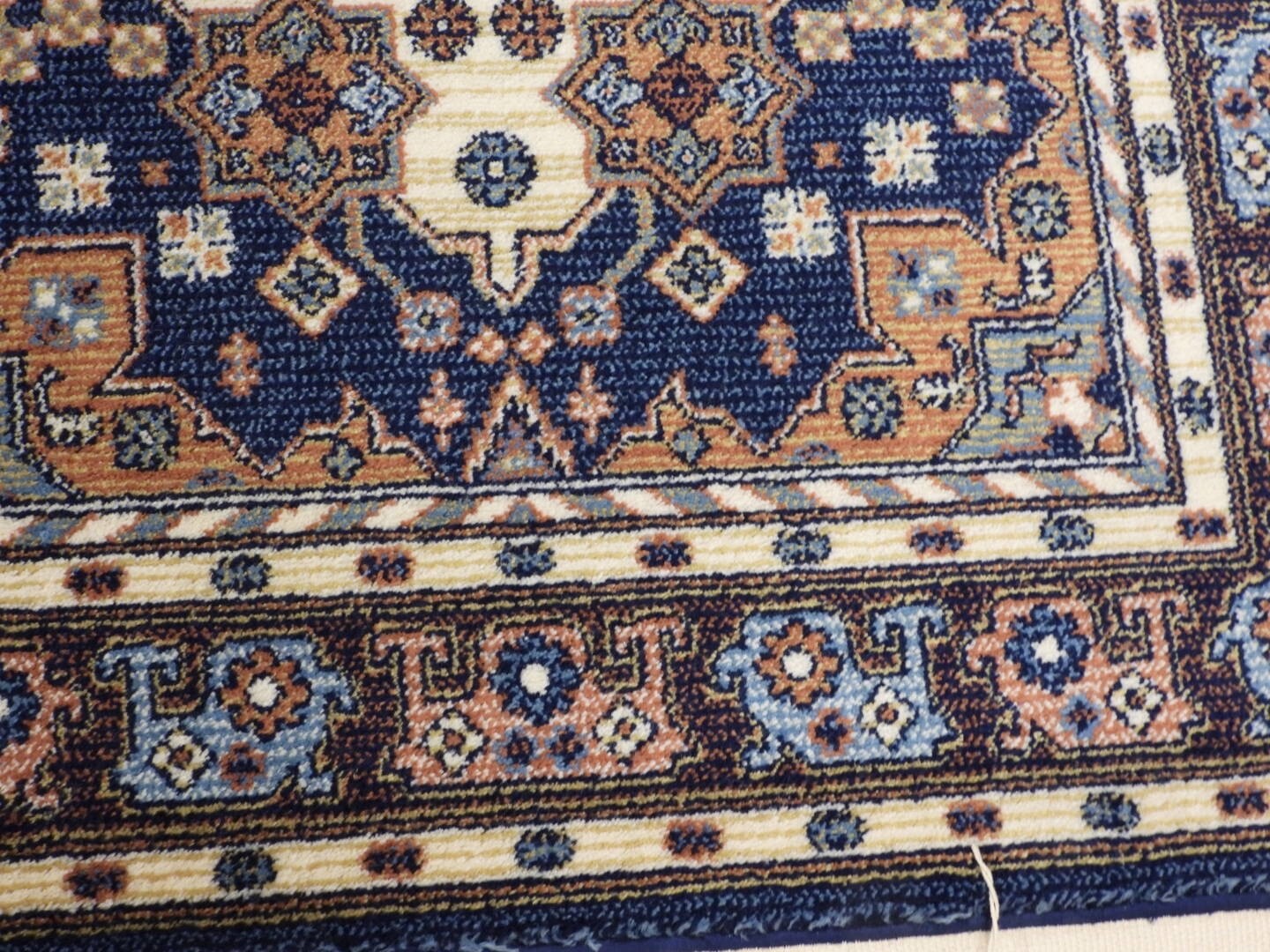 Oriental Design Wool Area Rug 89×160 Cm