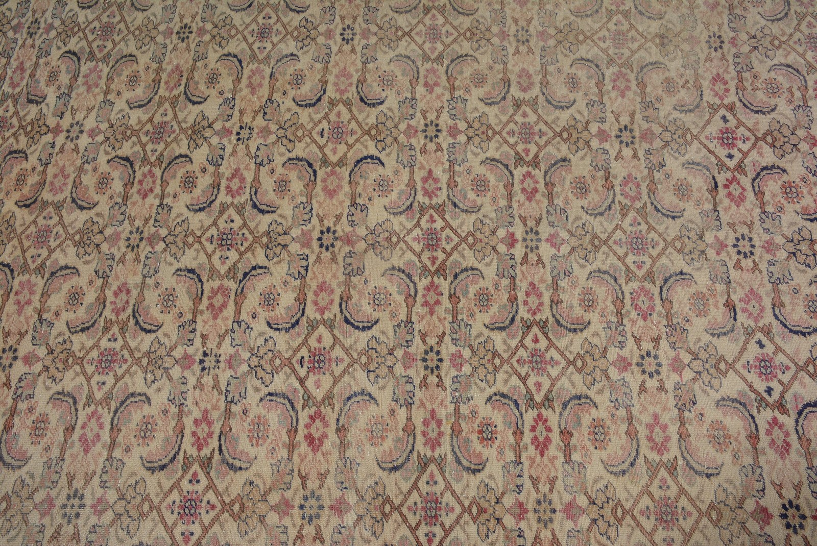 6,3×9,4 ft Turkish Rug, Large Vintage Rug, Red Floral Rug
