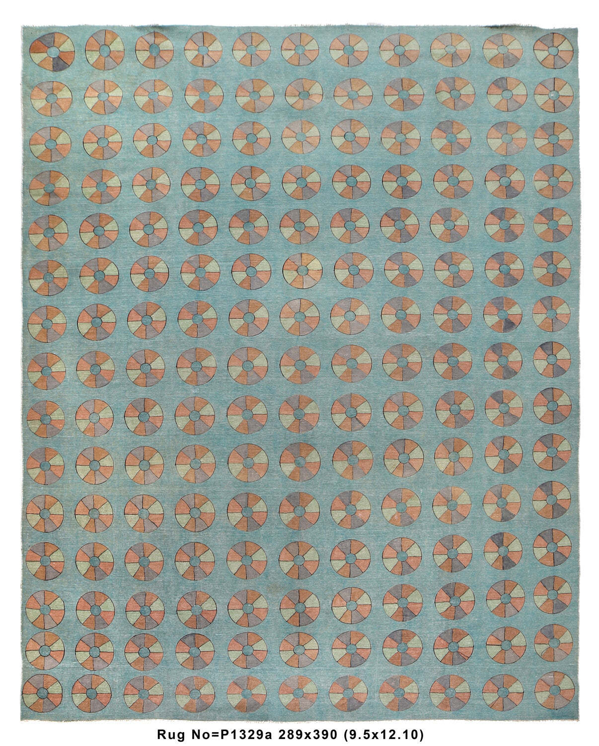 9′ x 13′ Contemporary Transitional Vintage Perrsian Rug # P1329