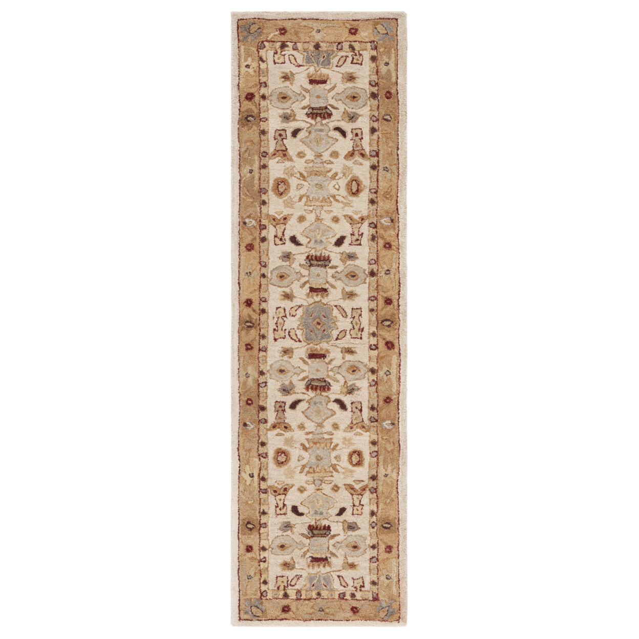 SAFAVIEH Anatolia AN543C Handmade Ivory / Gold Rug