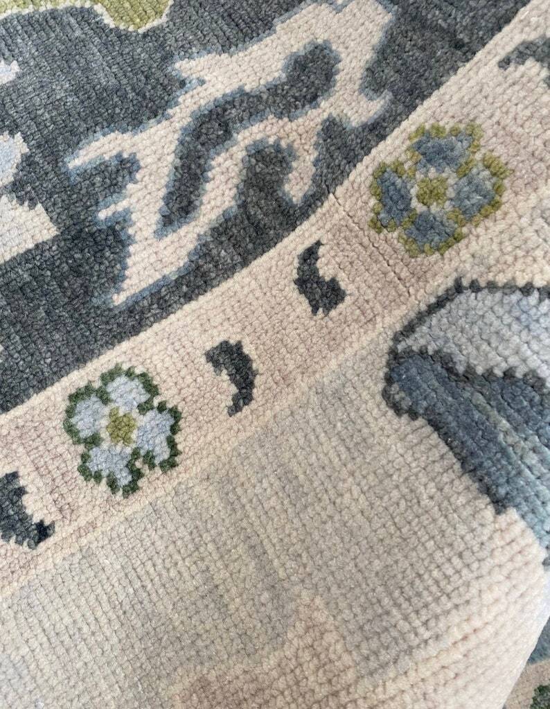 Hand Knotted Modern Oushak Rug For Living Room Bed Room 9X12 | 10X14 | 12X15
