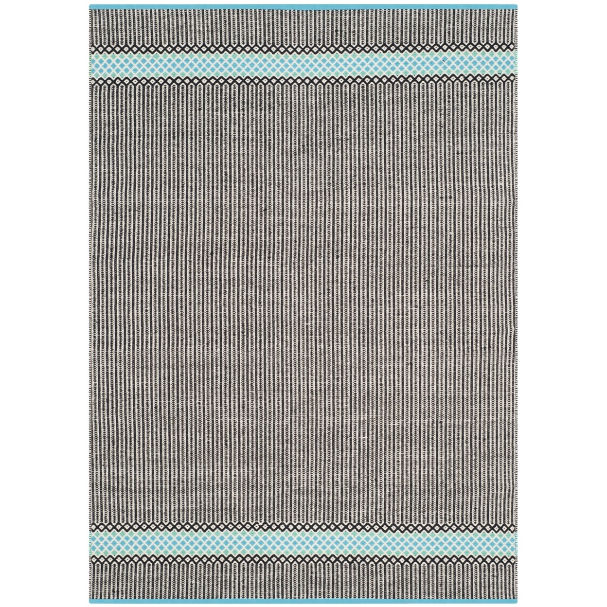 SAFAVIEH Montauk MTK820H Handwoven Turquoise / Multi Rug