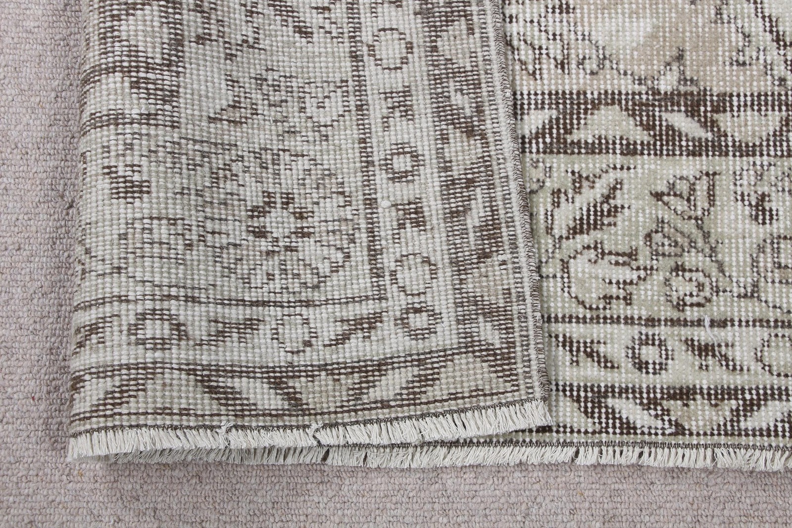 5,4×8,5 ft Rug, Turkish Vintage Rug, Gray Oriental Rug
