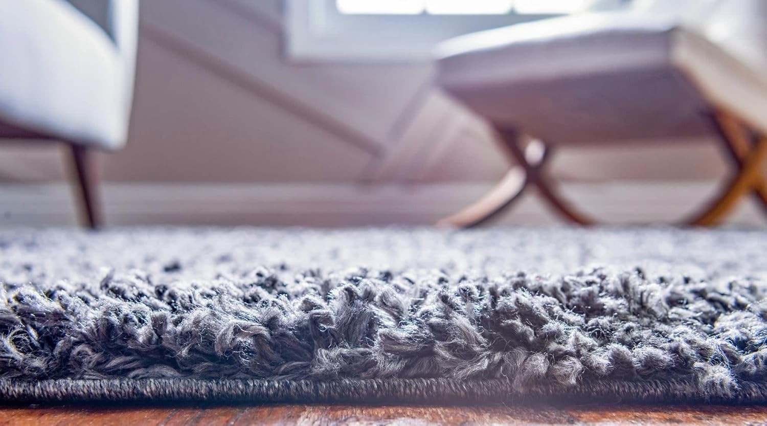 Davos Shag Runner Rug 2’7″ x 16’5″ in Peppercorn – Soft & Stylish