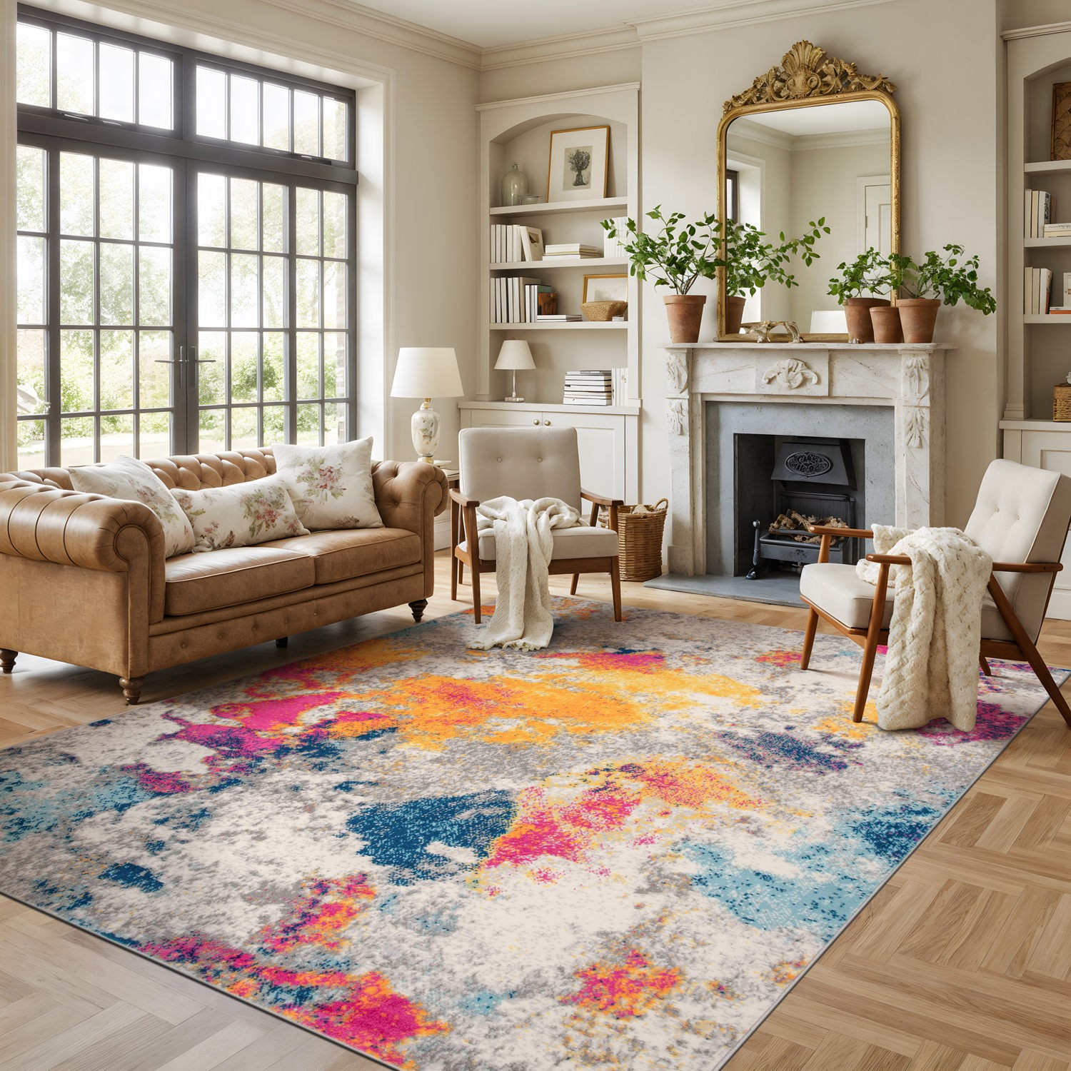 Rugshop Large Area Rugs Abstract Contemporary Rugs for Sale Living Room Rug 8×10