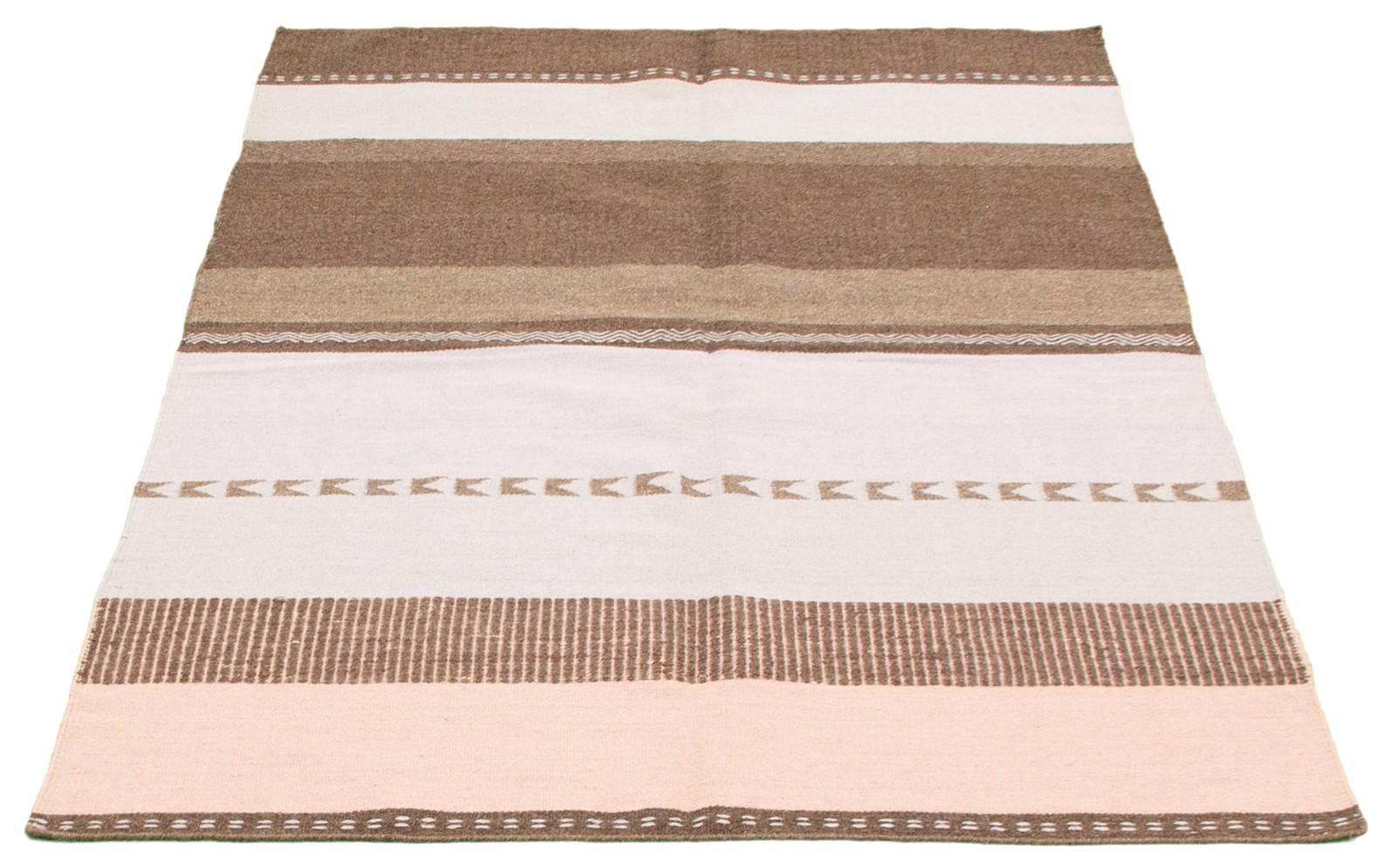Vintage Hand Woven Area Rug 5’3″ x 7’8″ Traditional Wool Oriental Carpet
