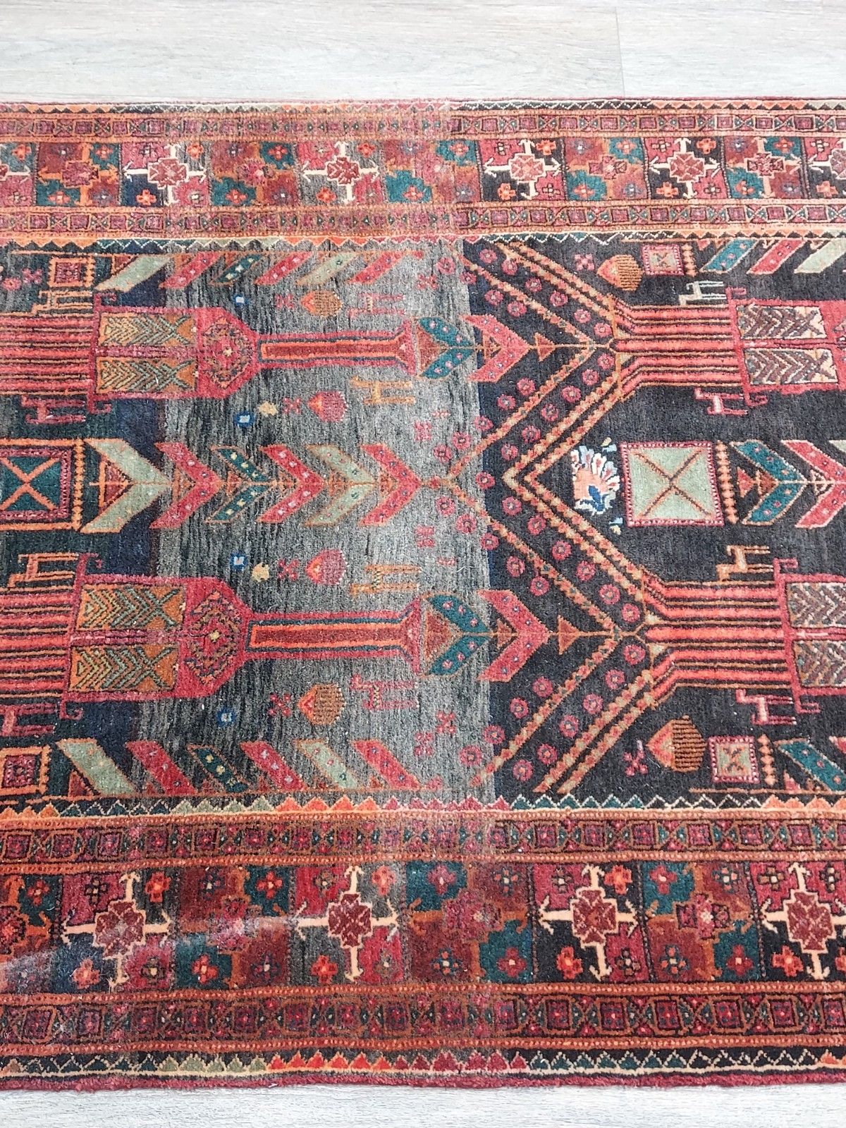 Turkish Silk And Wool HandMade Bohemian Royal Classic Design Rug 3.9×8.4 Ft