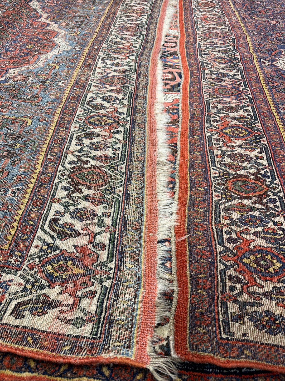 Auth: 19th C Antique Kurdish Bidjar Collectors Choice Beauty Organic 8×11