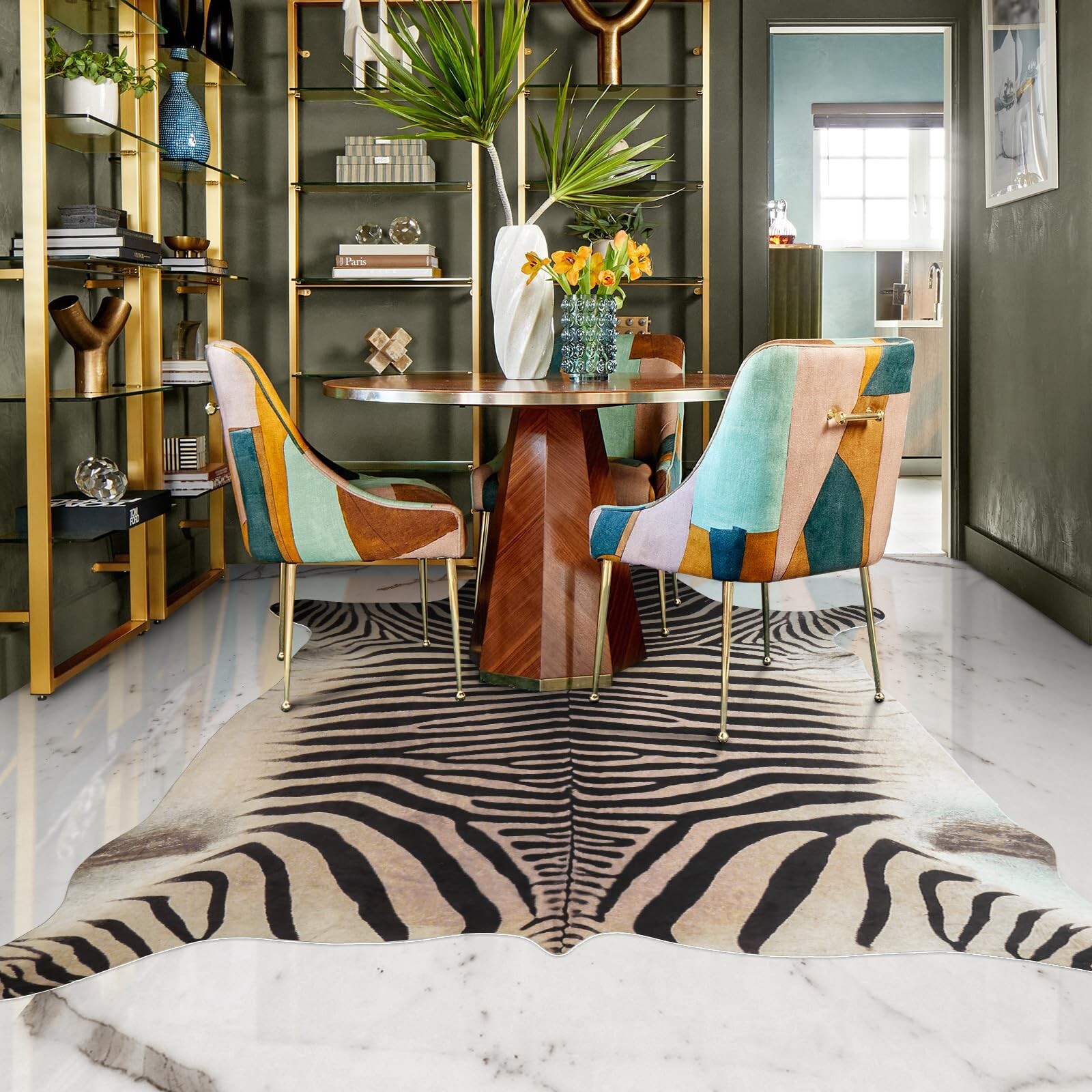 Large Zebra Rug10x8 ft Area Rugs Luxurious Zebra Print Rug Funky Area Rugs fo…