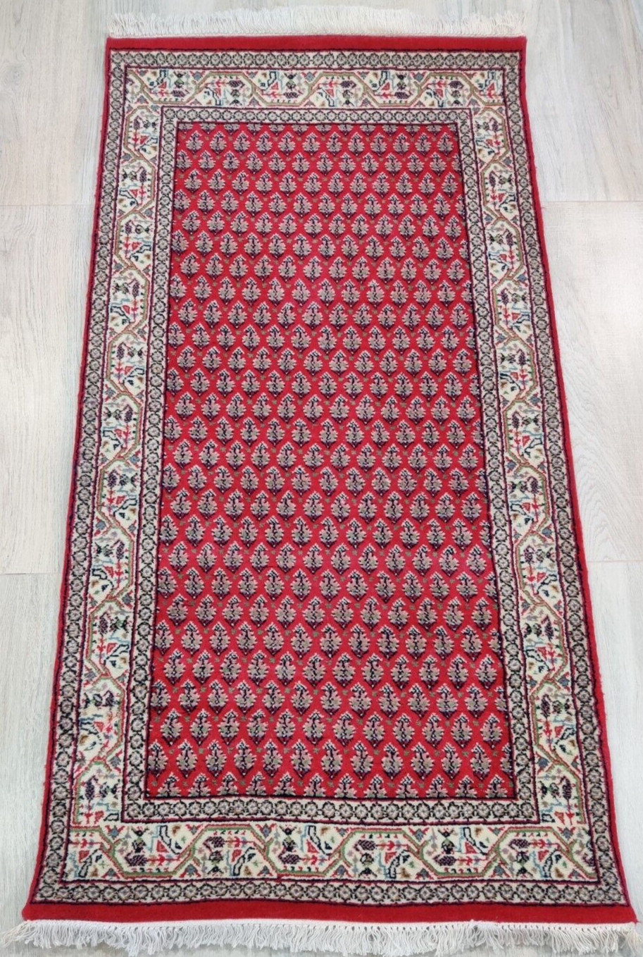 Mir Hand Knotted Rug 100% Wool Traditional Vintage Royal Paisley 2’4″ x 4’7″