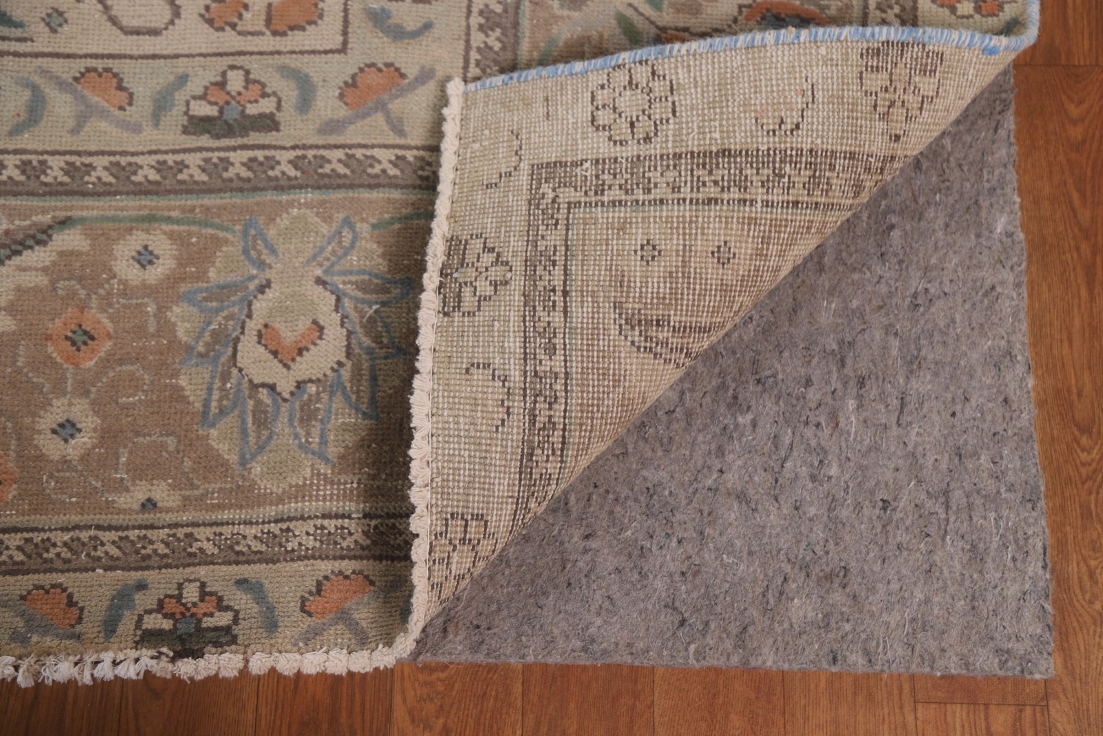 Distressed Traditional Area Rug 10×13 ft Hand-knotted Wool Living Room Carpet