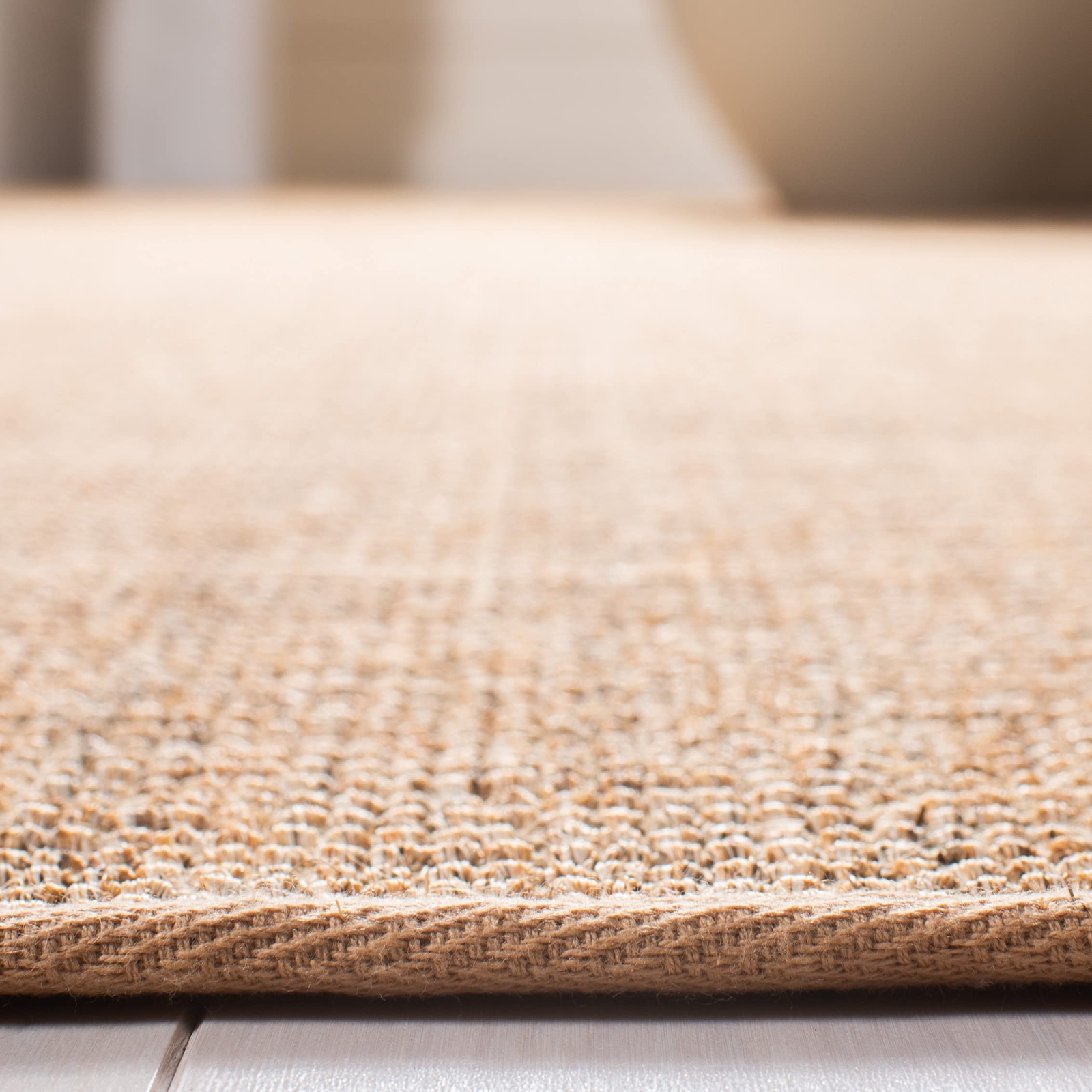 X Safavieh 4′ X 6′ Beige Msr9501b Farmhouse Sisal & Jute Accent Rug