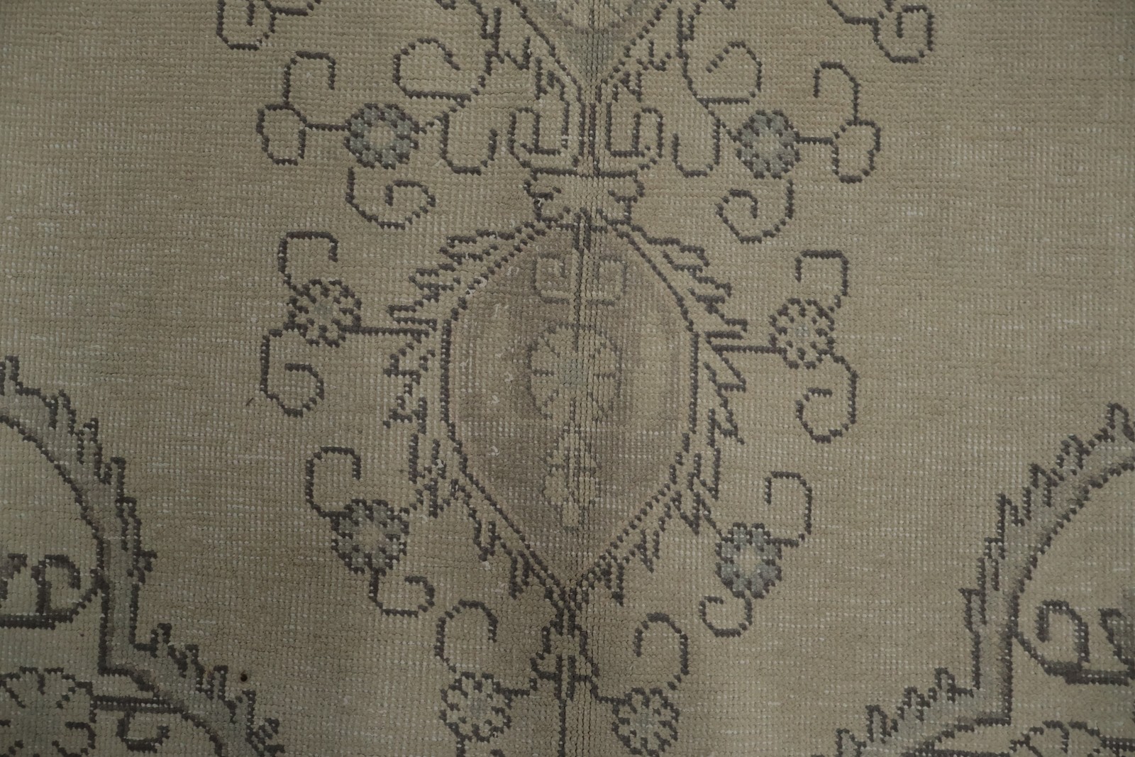 Rustic Muted with This Ornamental Beige and Blue Area Rug 6×10 Handmade Carpet