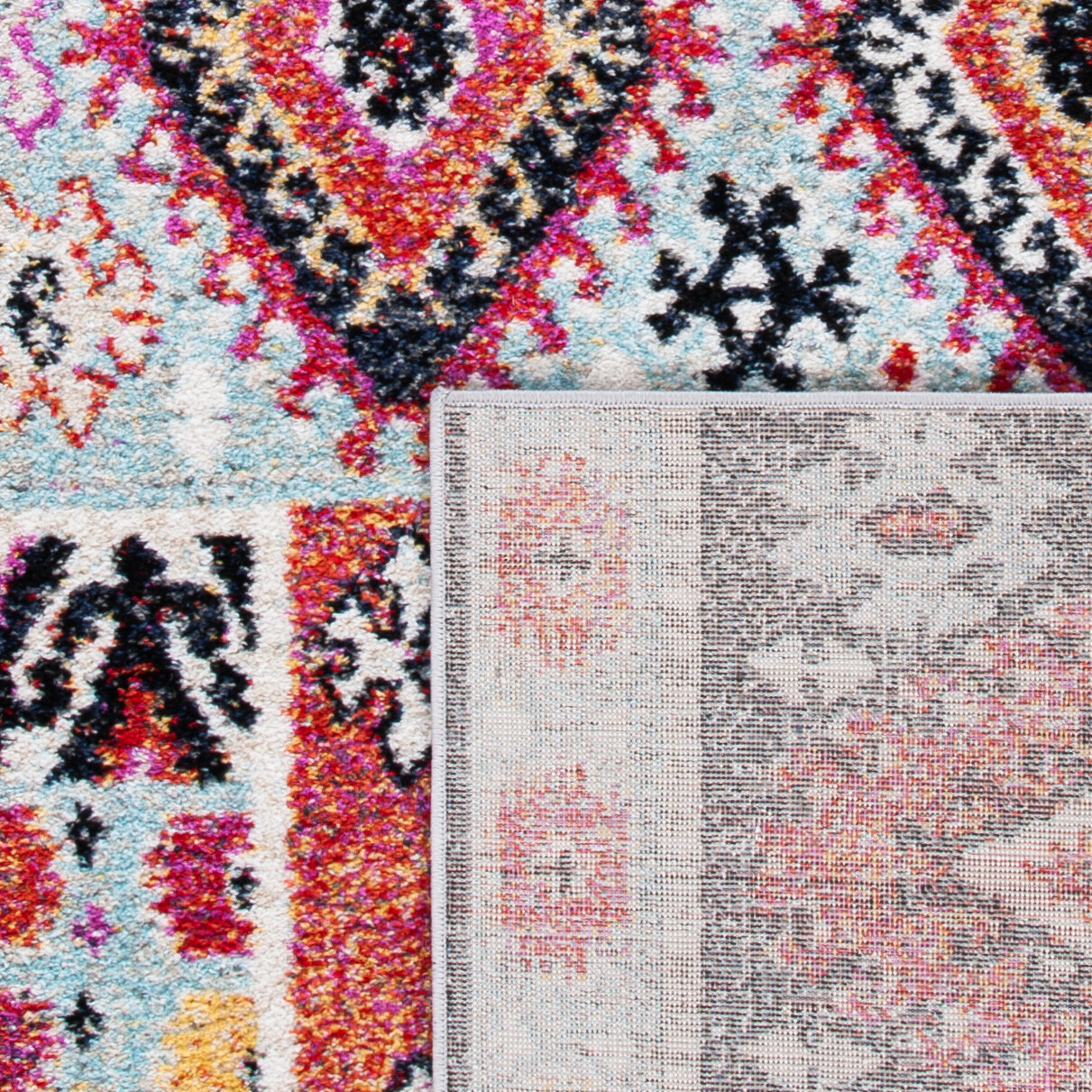 Safavieh Adirondack AQUA / FUCHSIA 3′ X 5′ Area Rug – ADR224J-3