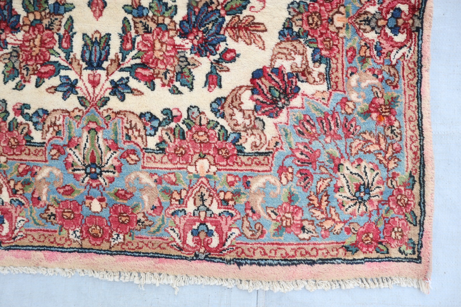 Antique Rug 2’9×5’3 ft Beige Handmade Trible Area Rug- 3×5 Entryway Rug-Kids Rug