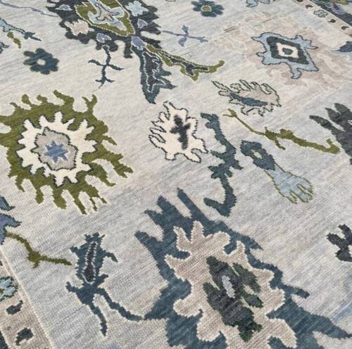 Hand Knotted Modern Oushak Rug For Living Room Bed Room 9X12 | 10X14 | 12X15