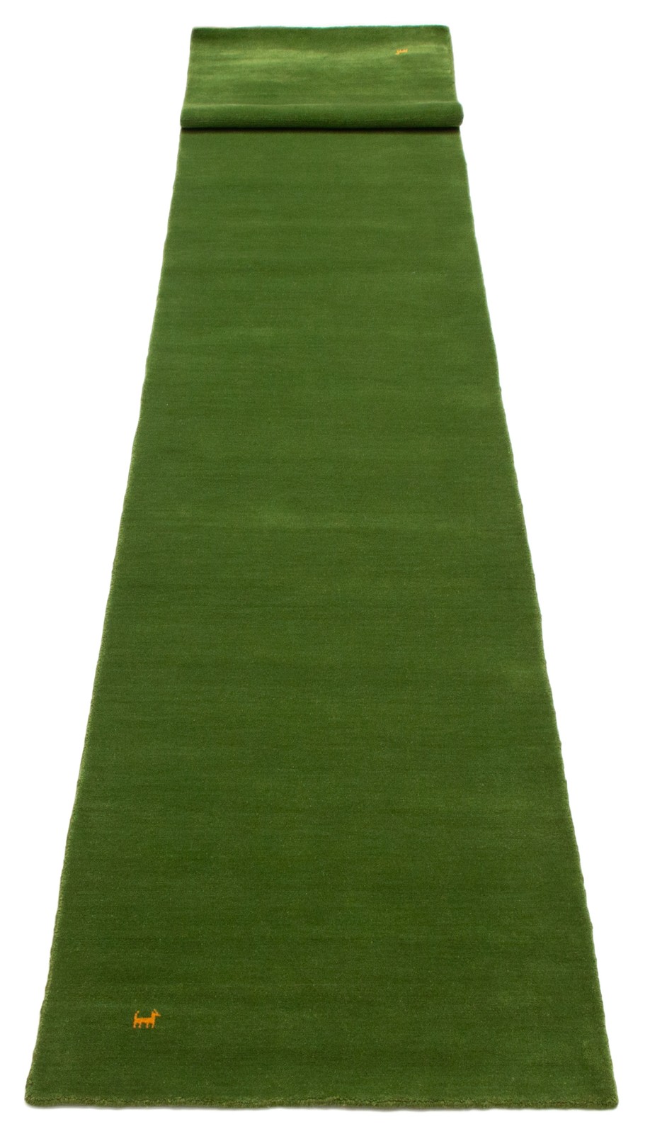 Traditional Green Hand loomed Area Rug 2’8″ x 17’8″ Oriental Carpet