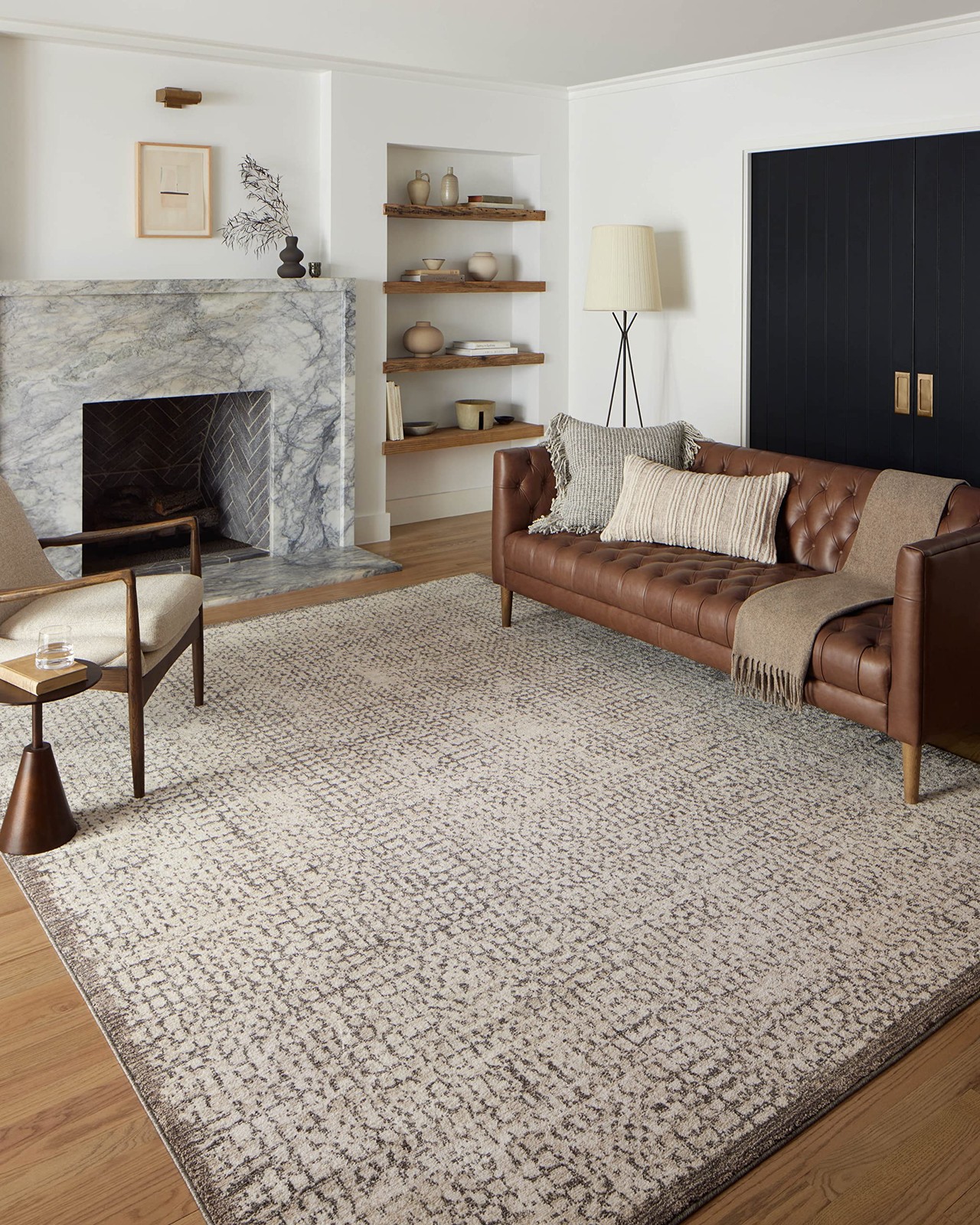 Darby Collection DAR-04 Ivory/Stone 9′-2″ x 13′ Area Rug