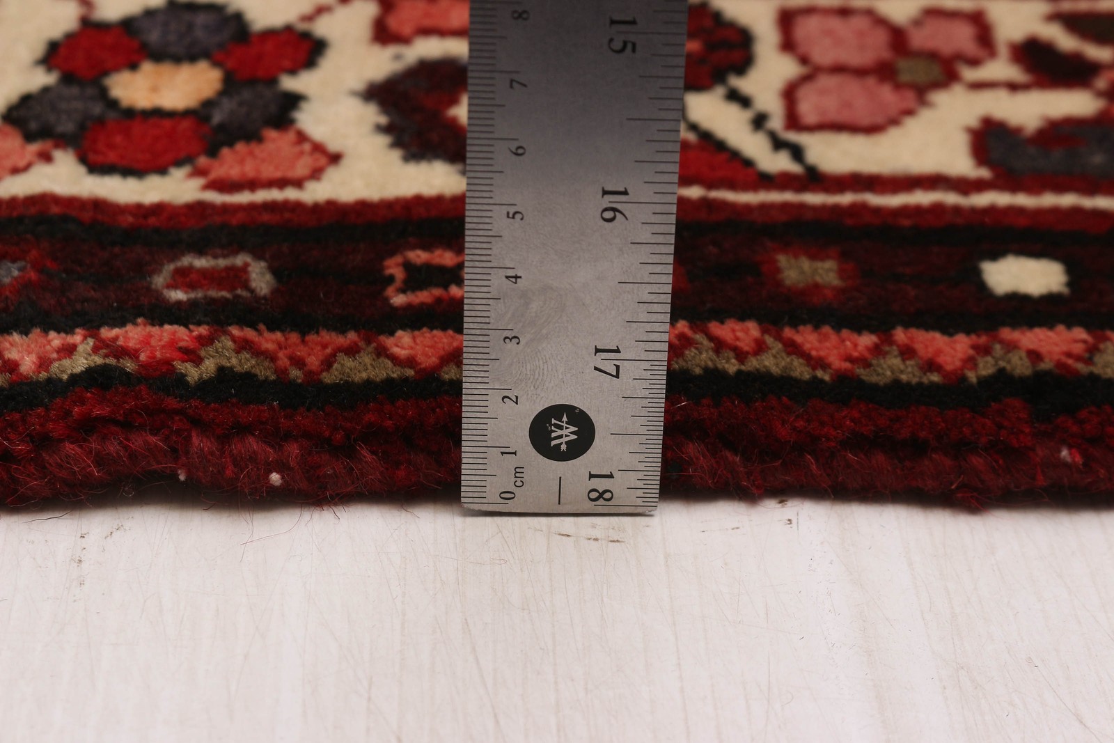Vintage Hand-Knotted Area Rug 4’1″ x 14’3″ Traditional Oriental Wool Carpet