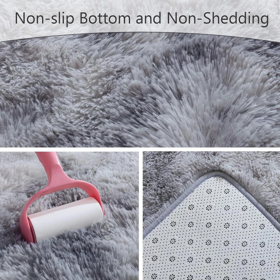 2×6 Feet Soft Runner Rugs for Bedroom Plush Fluffy Rug, Shag Furry Area Rug C…