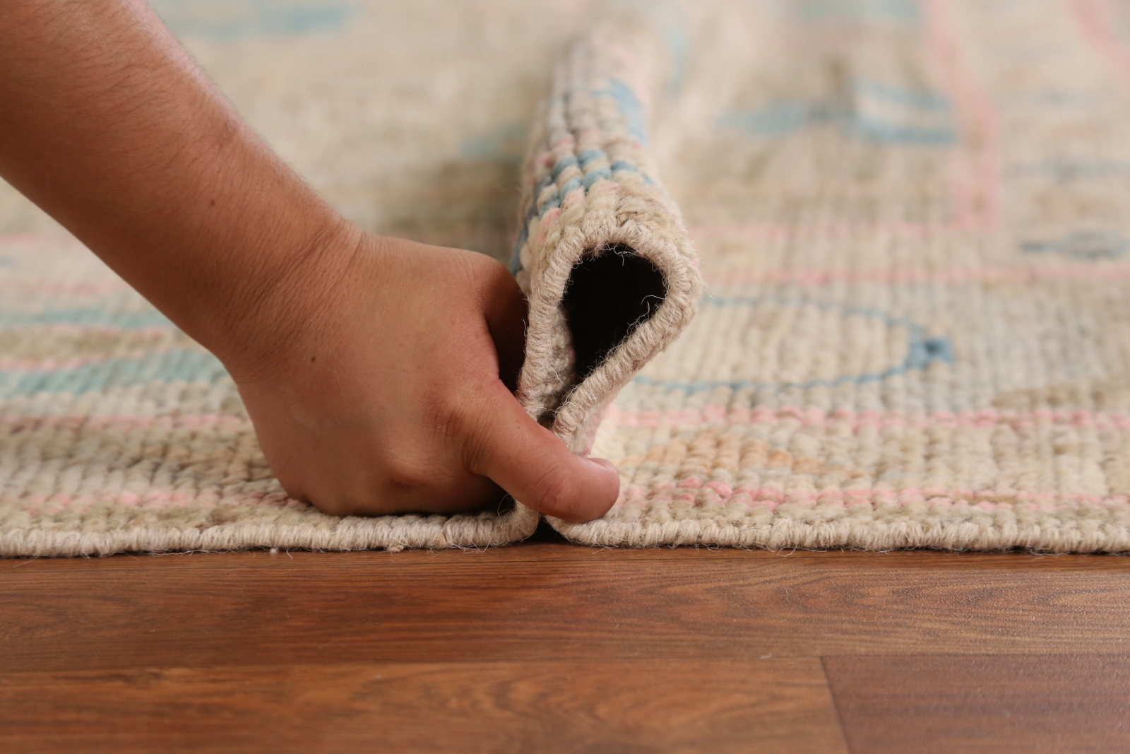 Earth-tone Color Vegetable Dye Traditional Oushak Turkish Rug Handmade 8×10 ft
