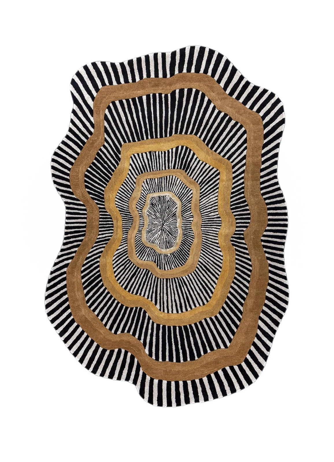 Hand-Tufted Nz Woolen Carpet are rug ebony/dark amber gold hand tufted Rug 9×15