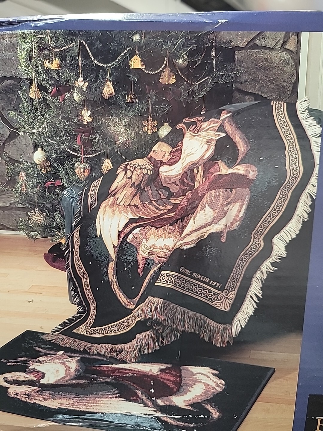 Throw Blanket and Rug décor, Angel Angelic Shaw Industries