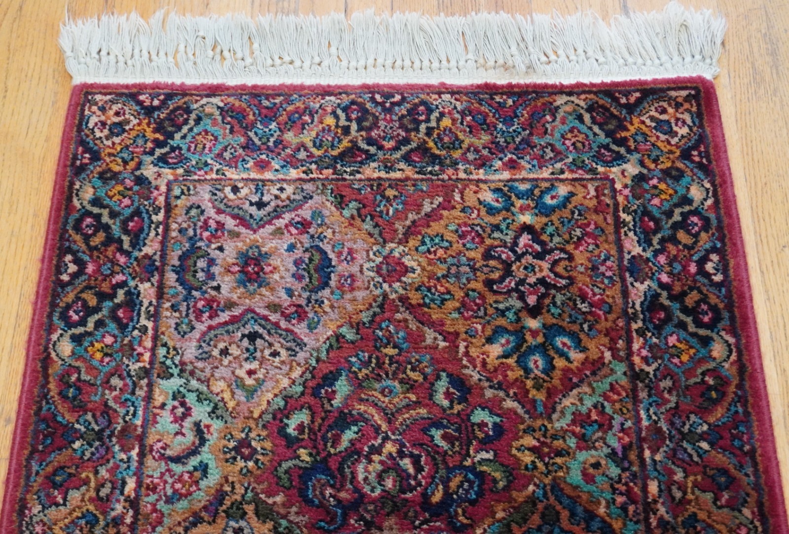 Original Karastan Rug 2’6″ x 8’6″ Multicolor panel Kirman 700-717 Wool Runner