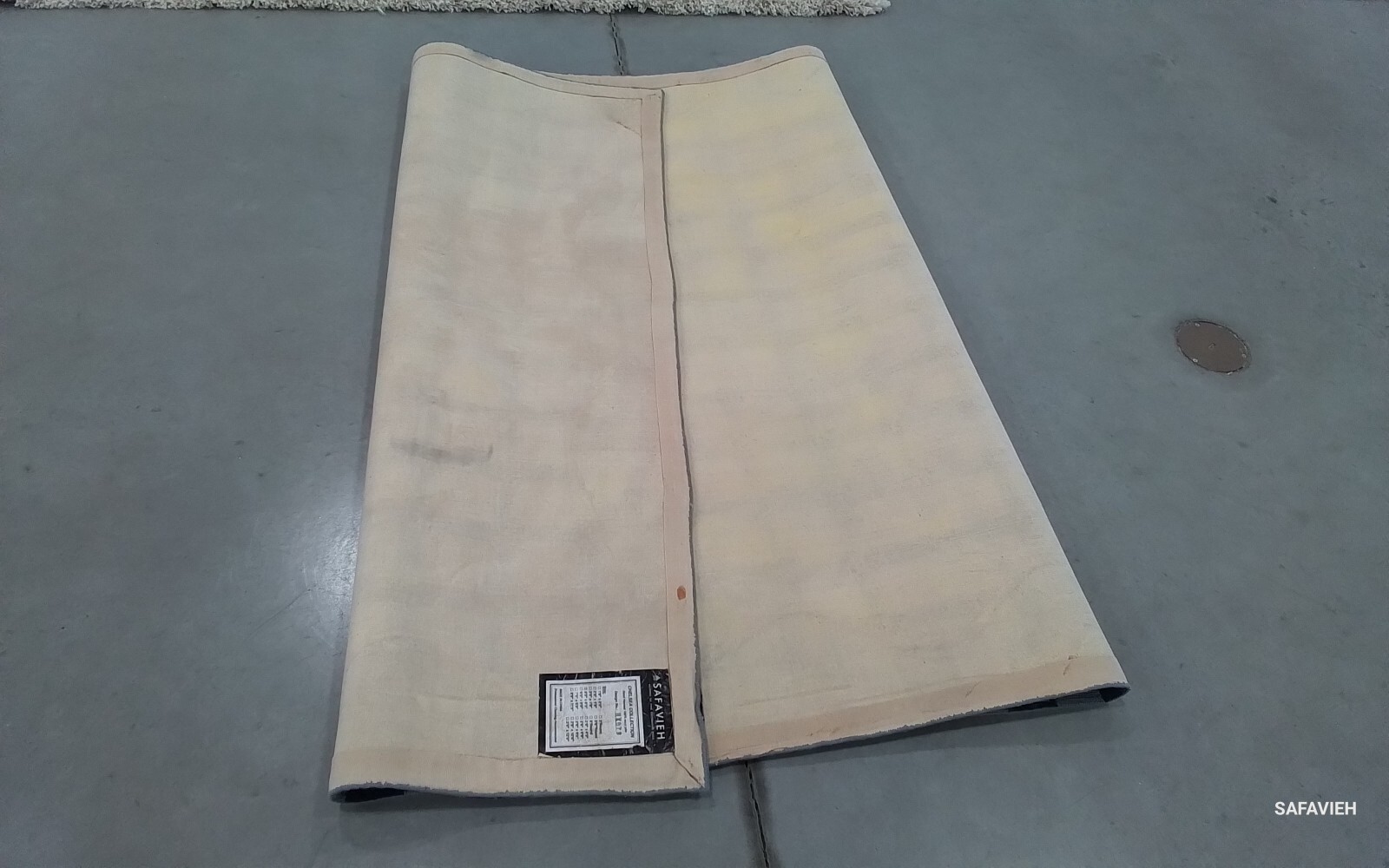 BLUE 5′-3″ x 8′-3″ Back Stain Rug, Reduced Price 1172763482 HK67B-5